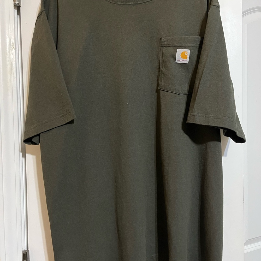 Carhartt Men's Dark Green Short Sleeve Tee